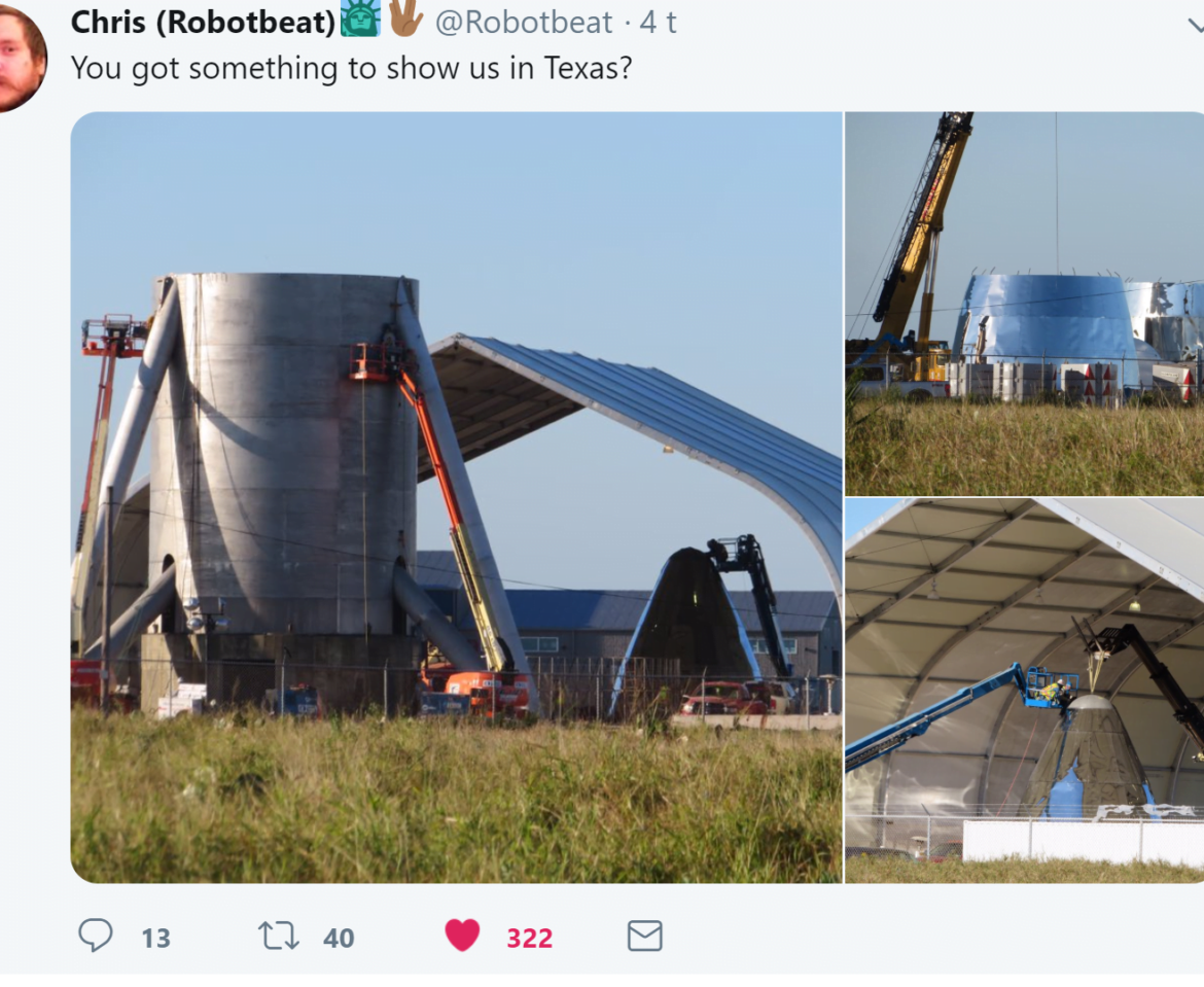 Første bilder av Starship lekket