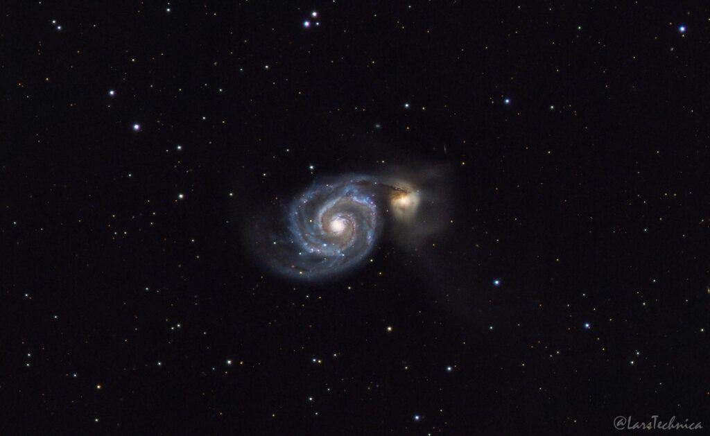 M51 in LRGB